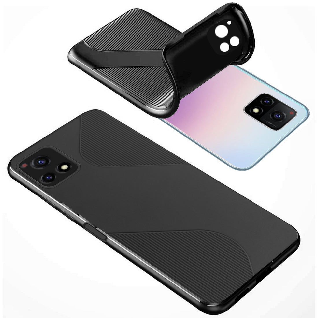 S-Style Matte TPU Back Cover for Vivo Y72 5G
