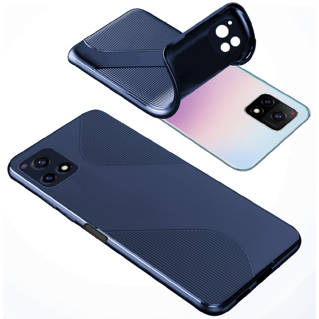S-Style Matte TPU Back Cover for Vivo Y72 5G