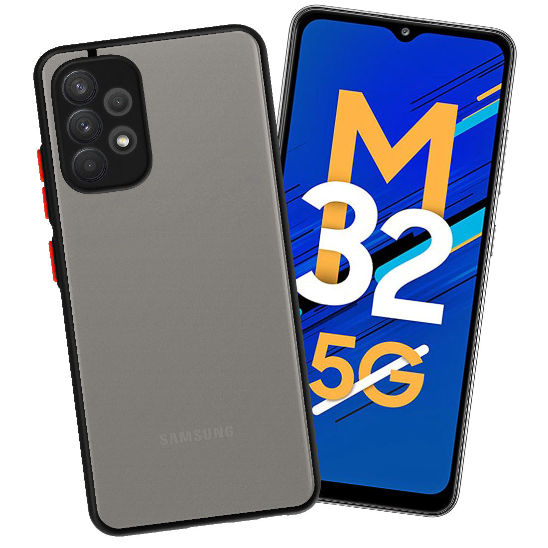 Smoke Back Case Cover for Samsung Galaxy M32 5G / A32 5G