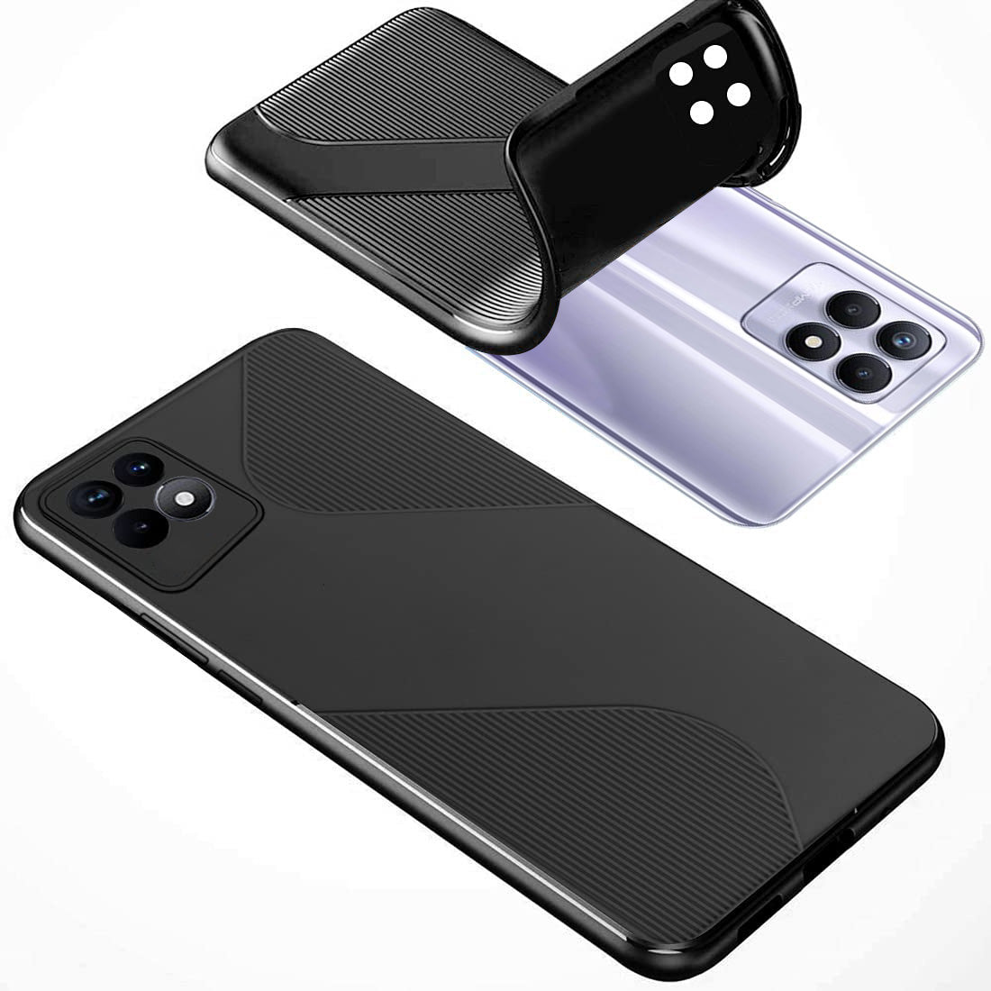 S-Style Matte TPU Back Cover for Realme 8i