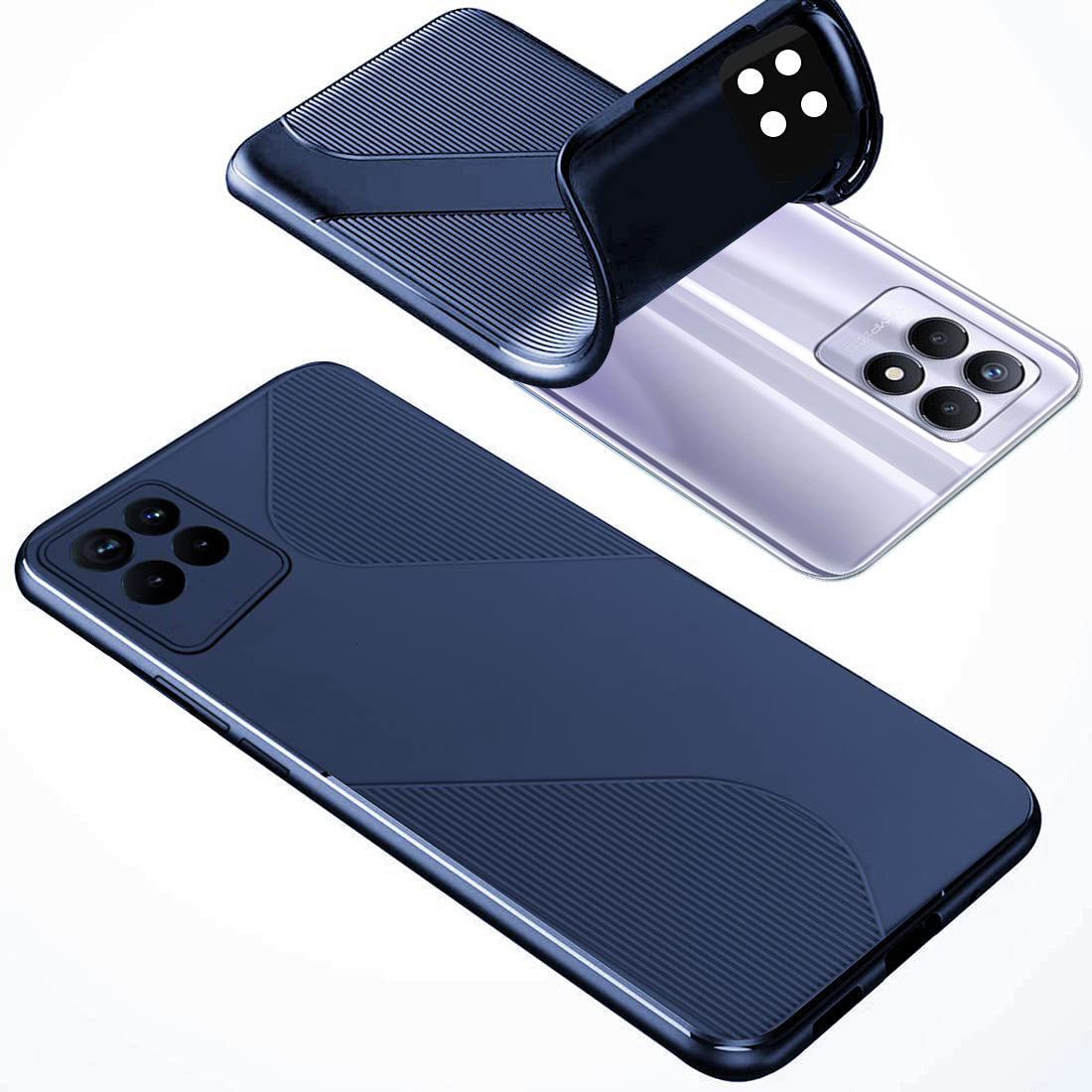 S-Style Matte TPU Back Cover for Realme 8i