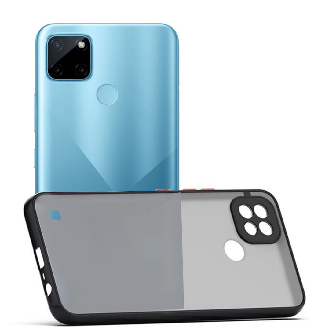 Smoke Back Case Cover for Realme C21Y
