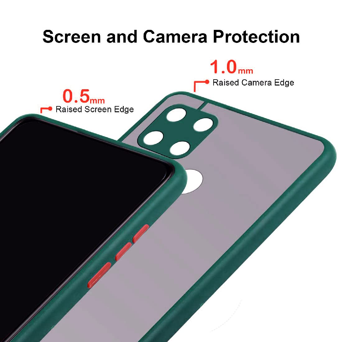 Smoke Back Case Cover for Realme C21Y