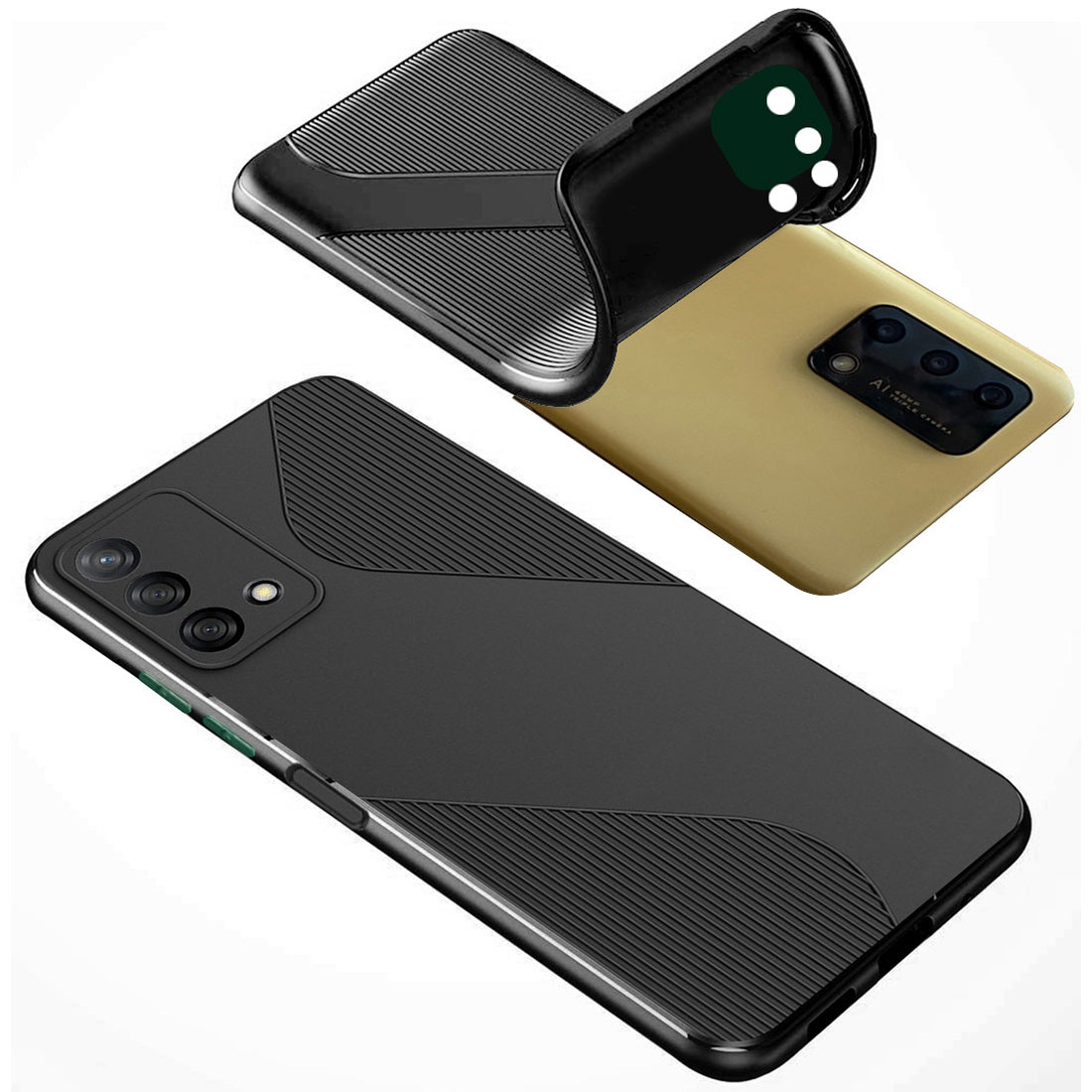 S-Style Matte TPU Back Cover for Oppo F19s