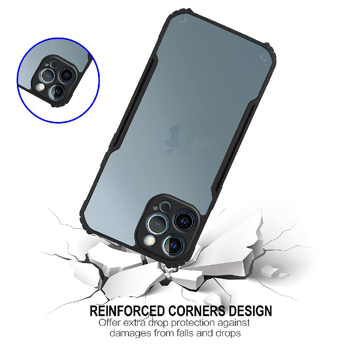 Shockproof Hybrid Cover for Apple iPhone 13 Pro Max