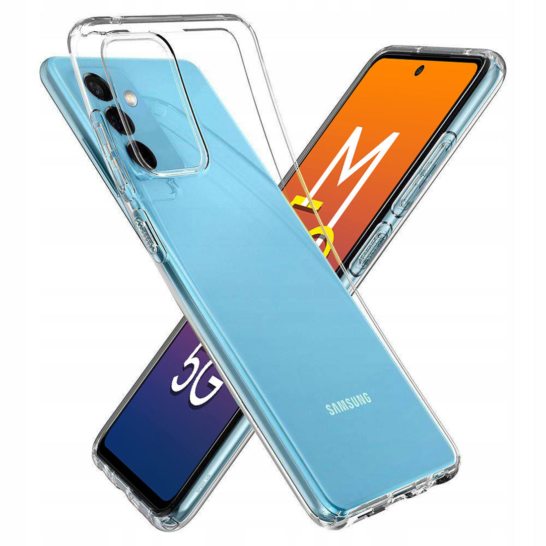 Super Clear Back Case Cover for Samsung Galaxy M52 5G