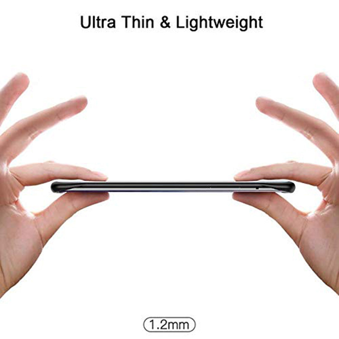 Frameless Transparent Hard PC Back Cover for Realme 3 Pro