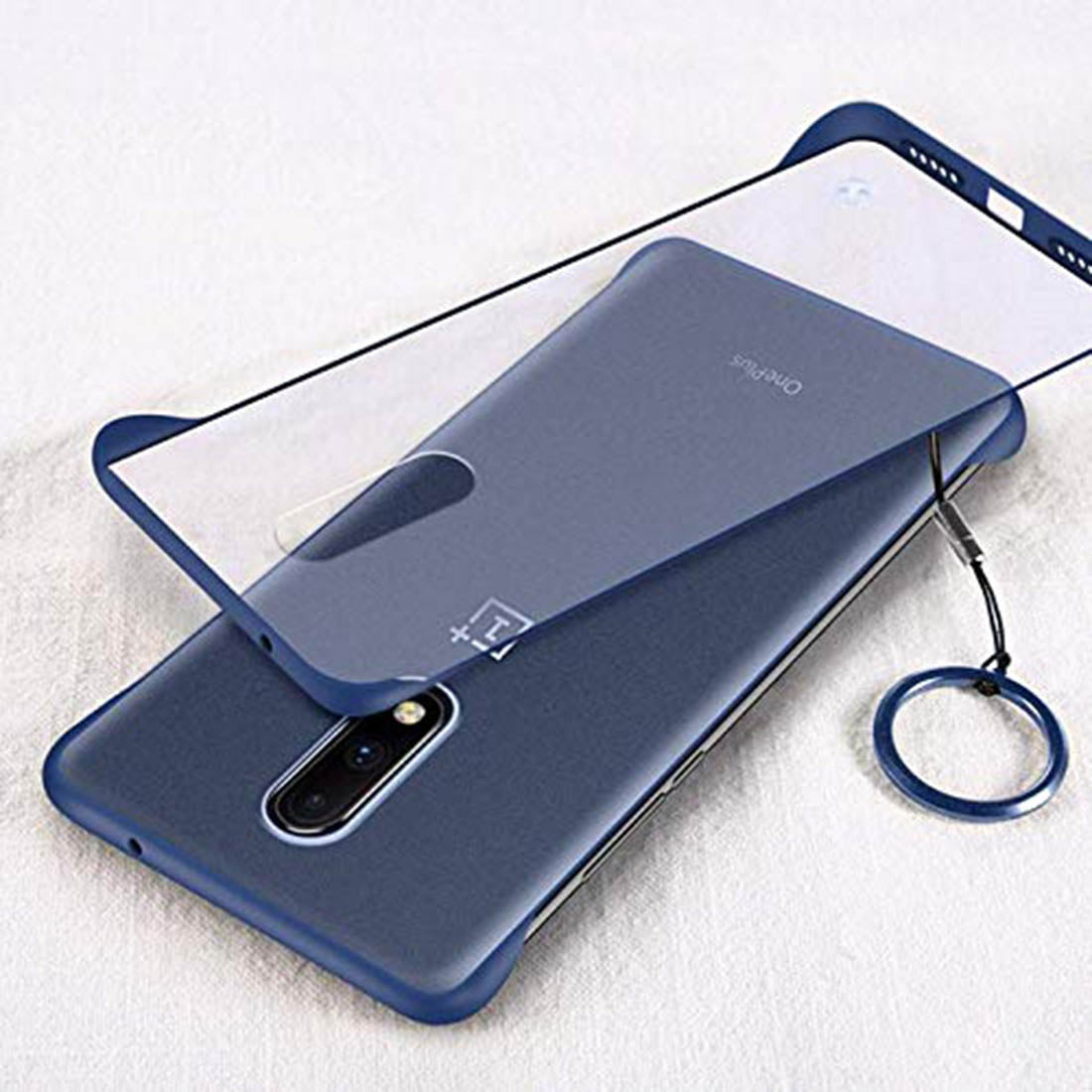 Frameless Transparent Hard PC Back Cover for Realme X