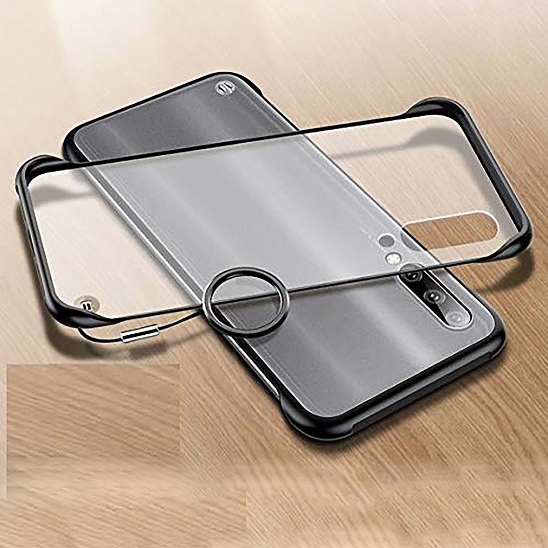 Frameless Transparent Hard PC Back Cover for Samsung Galaxy A50