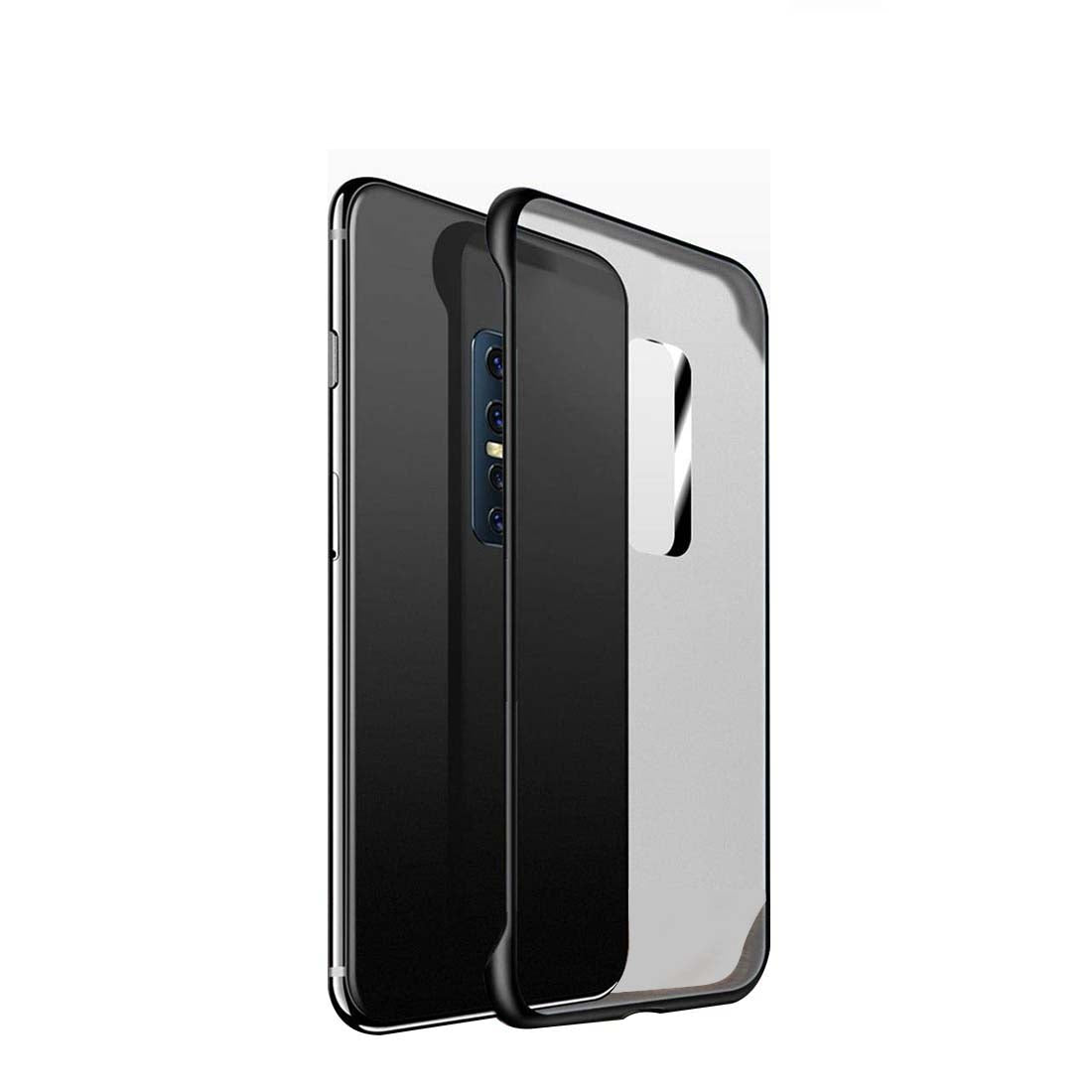 Frameless Transparent Hard PC Back Cover for Vivo V17 Pro