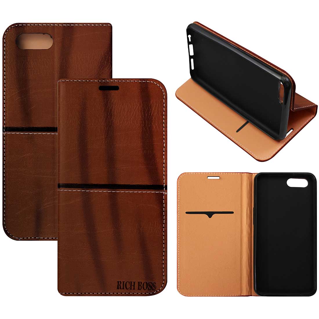 Kickstand Flip Cover for Oppo A3S