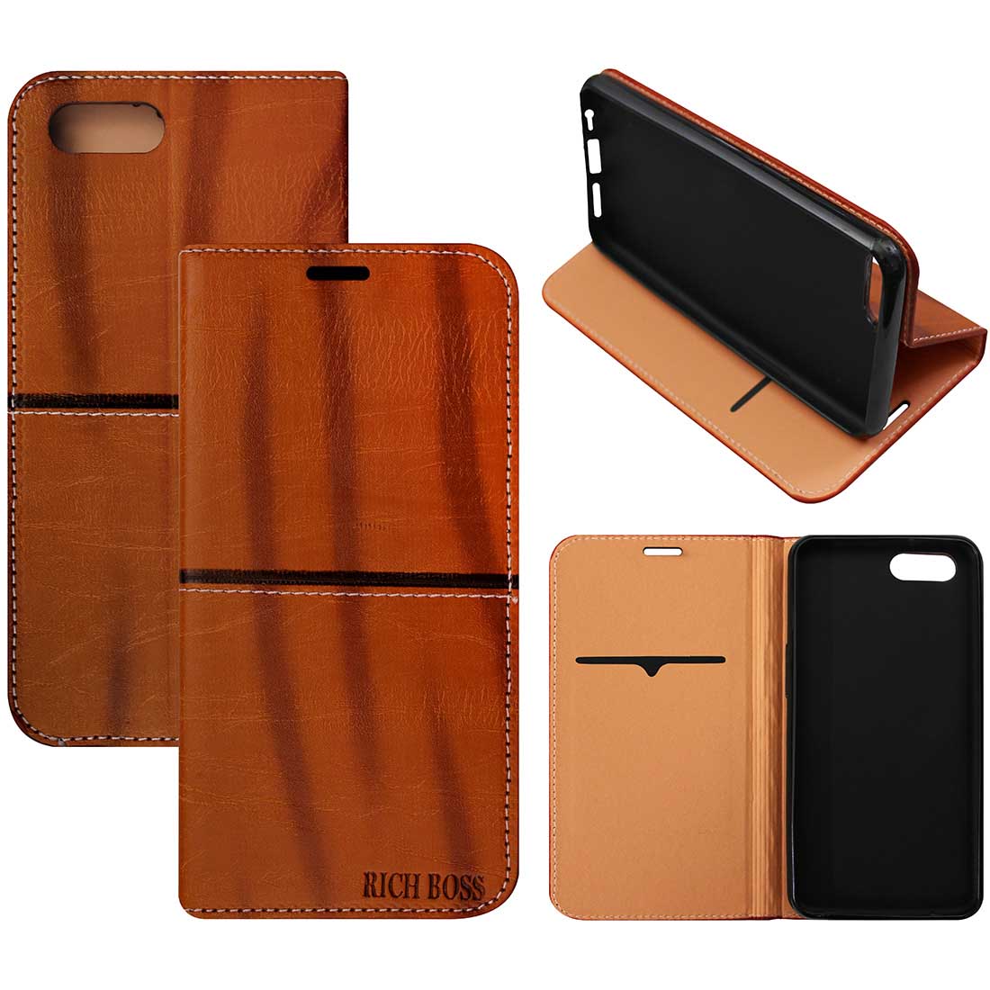 Kickstand Flip Cover for Oppo A3S