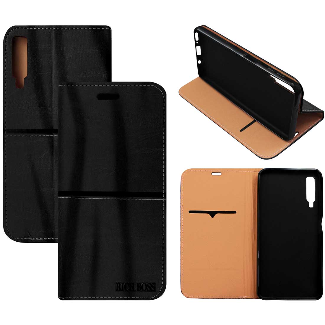 Kickstand Flip Cover for Samsung Galaxy A7 (2018)