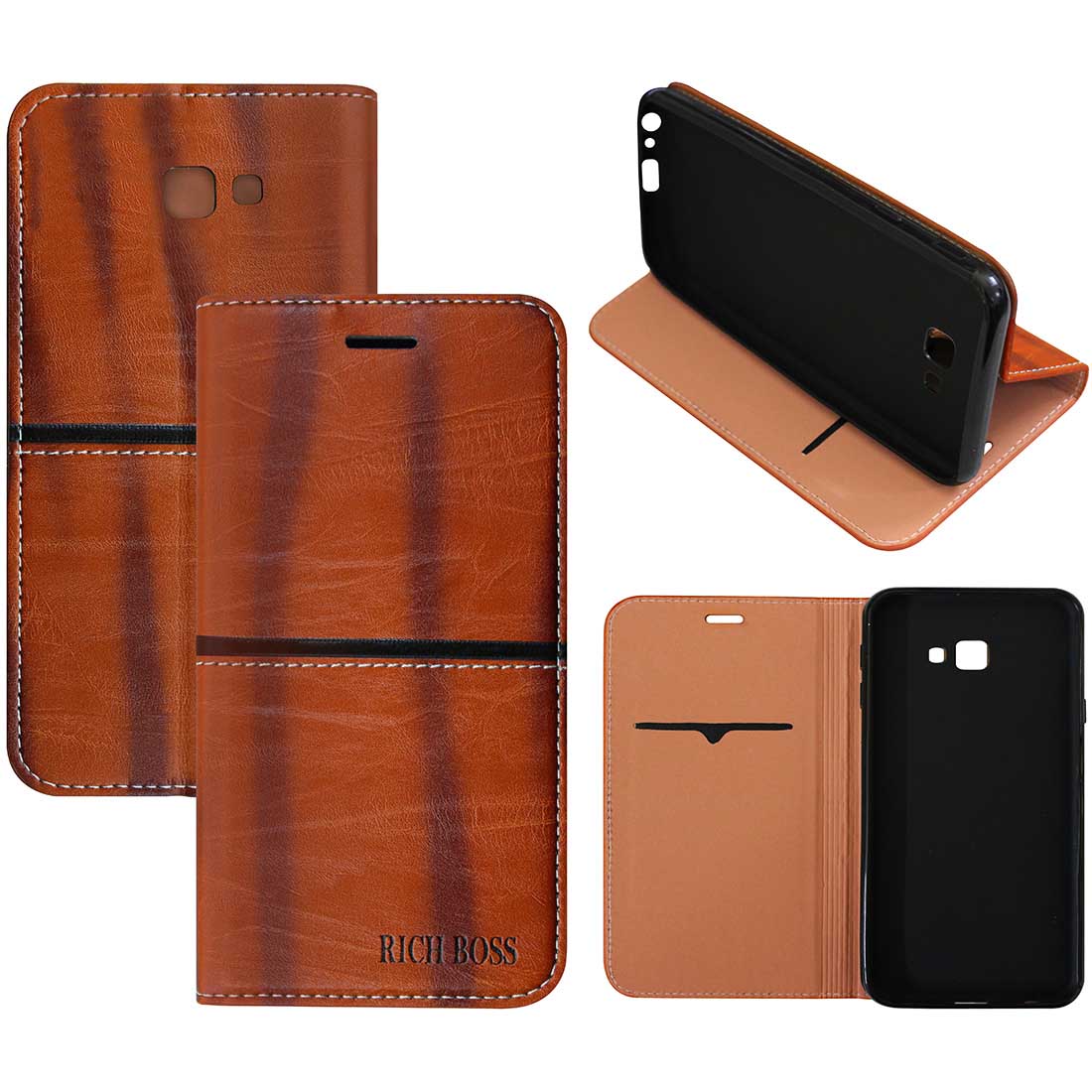 Kickstand Flip Cover for Samsung Galaxy J4 Plus