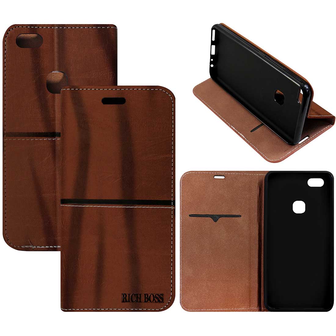 Kickstand Flip Cover for Vivo Y81