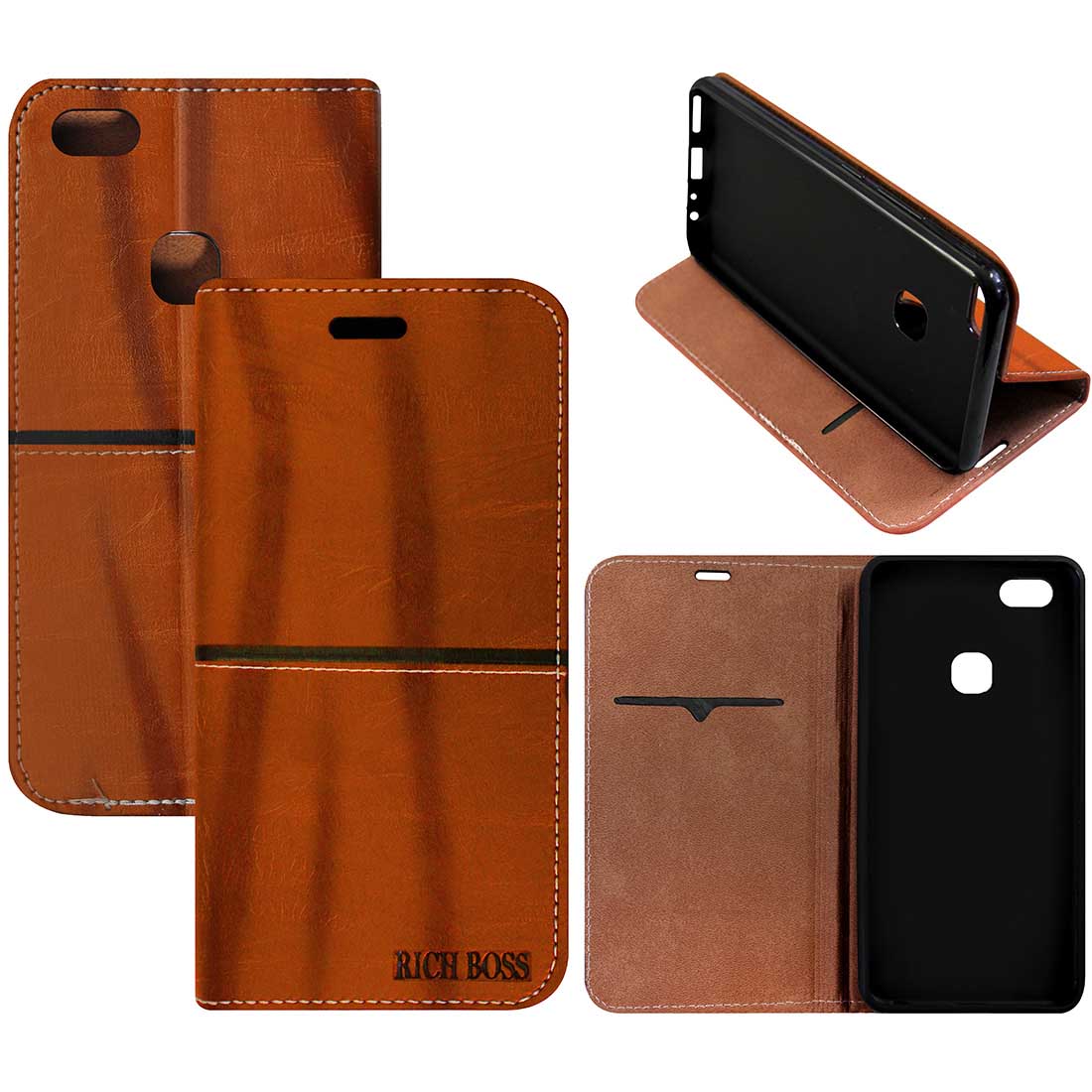 Kickstand Flip Cover for Vivo Y81