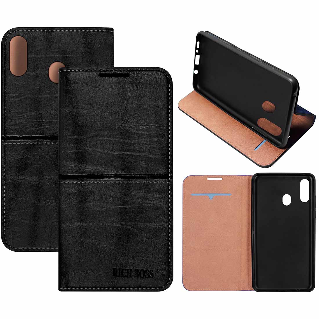 Kickstand Flip Cover for Samsung Galaxy M20