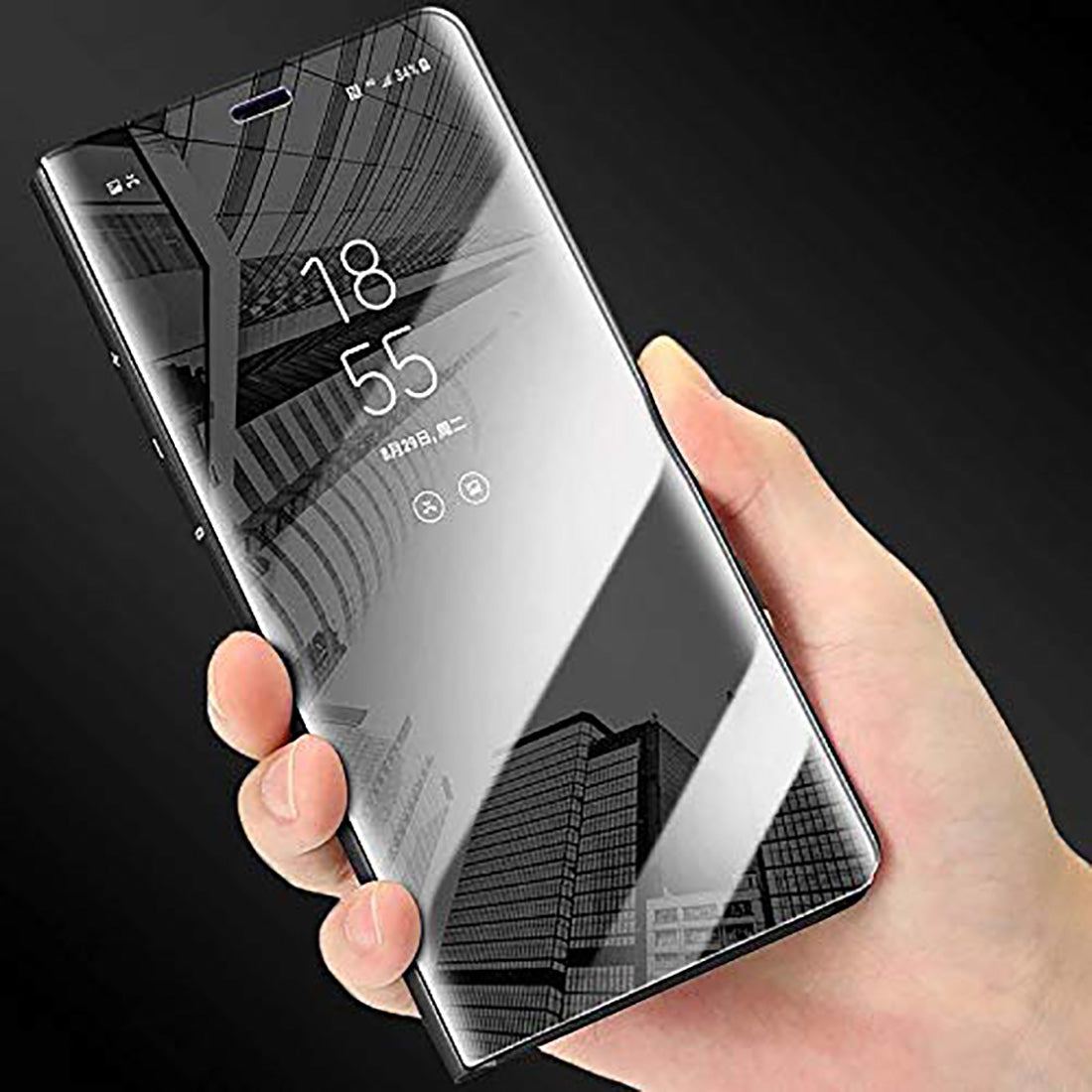 Mirror Flip Cover for Samsung Galaxy M10