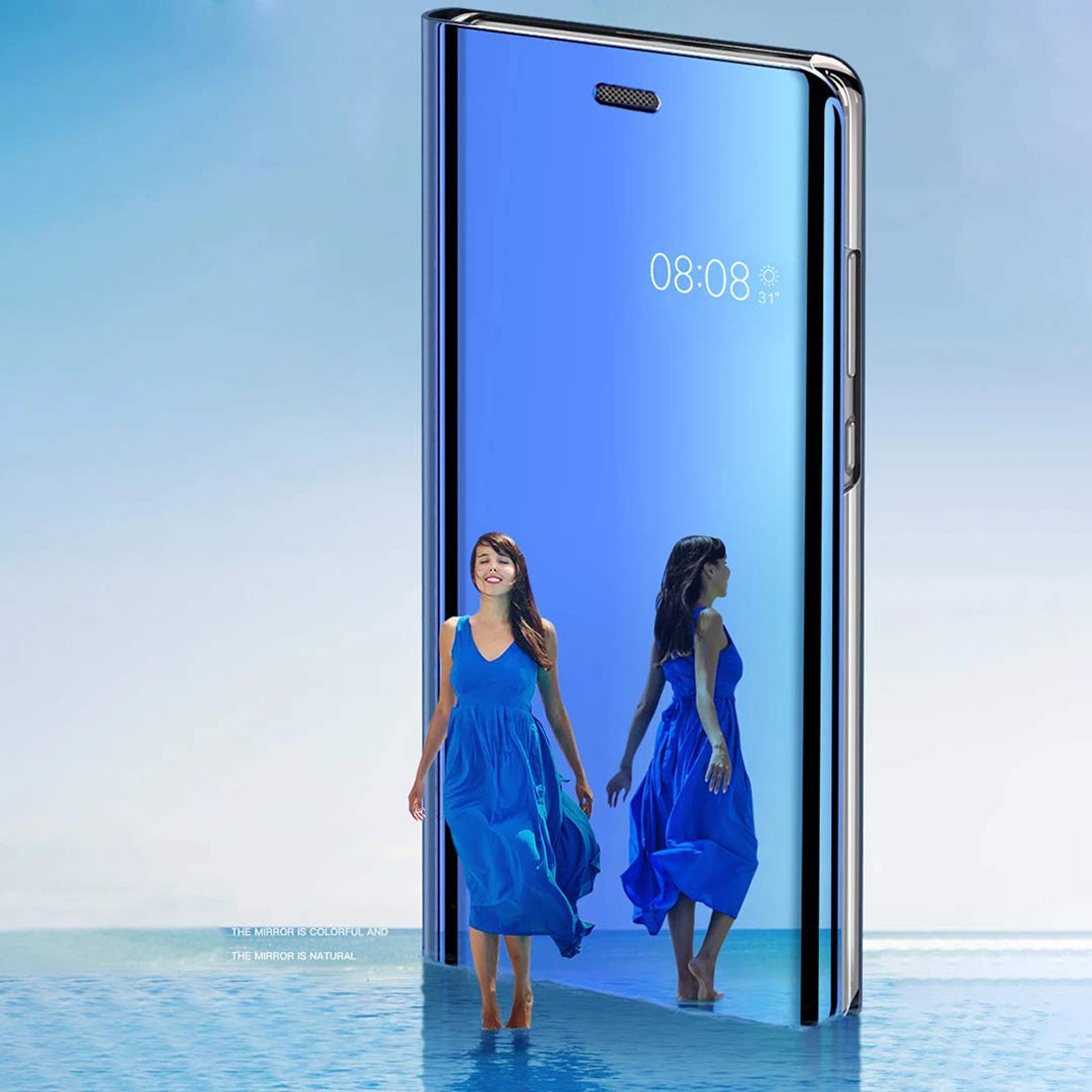 Mirror Flip Cover for Samsung Galaxy M10s