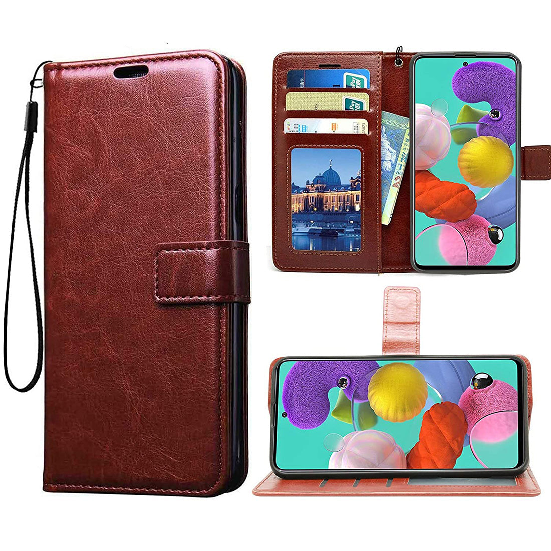 Premium Wallet Flip Cover for Samsung Galaxy S10 Lite