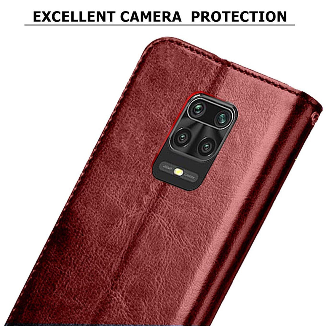 Premium Wallet Flip Cover for Mi Redmi Note 9 Pro Max