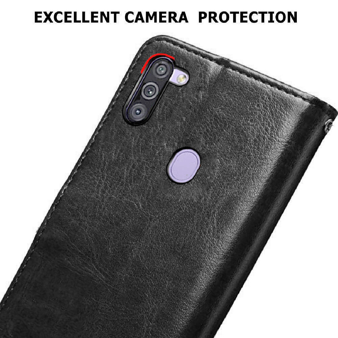Premium Wallet Flip Cover for Samsung Galaxy A11 4G / M11 4G