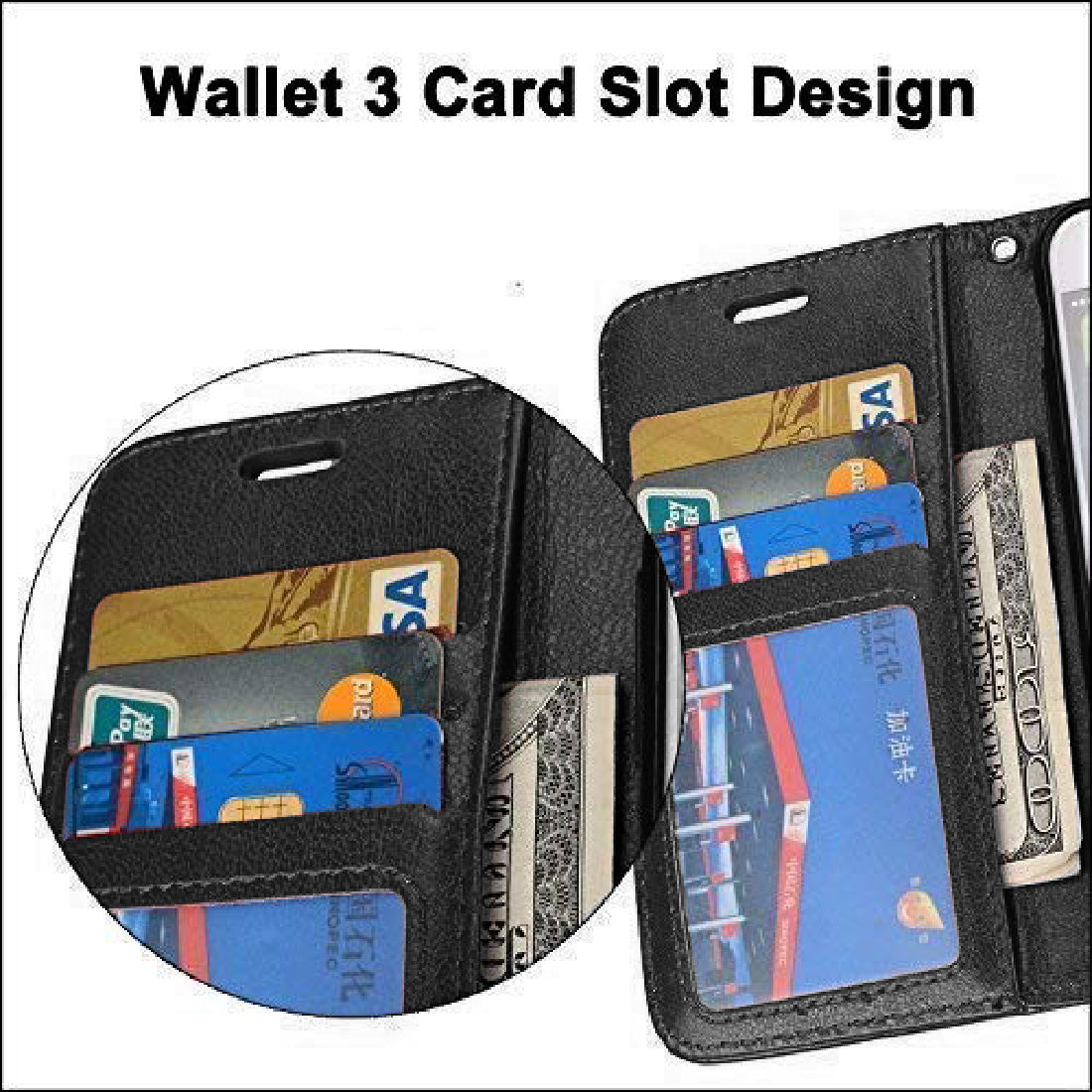 Premium Wallet Flip Cover for Vivo Y50 4G