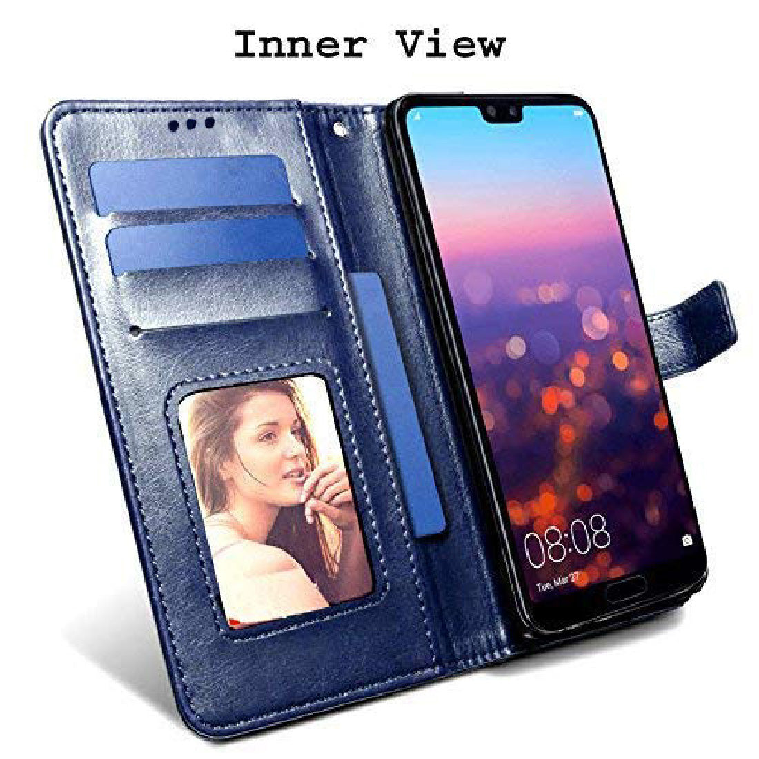 Premium Wallet Flip Cover for Vivo Y50 4G