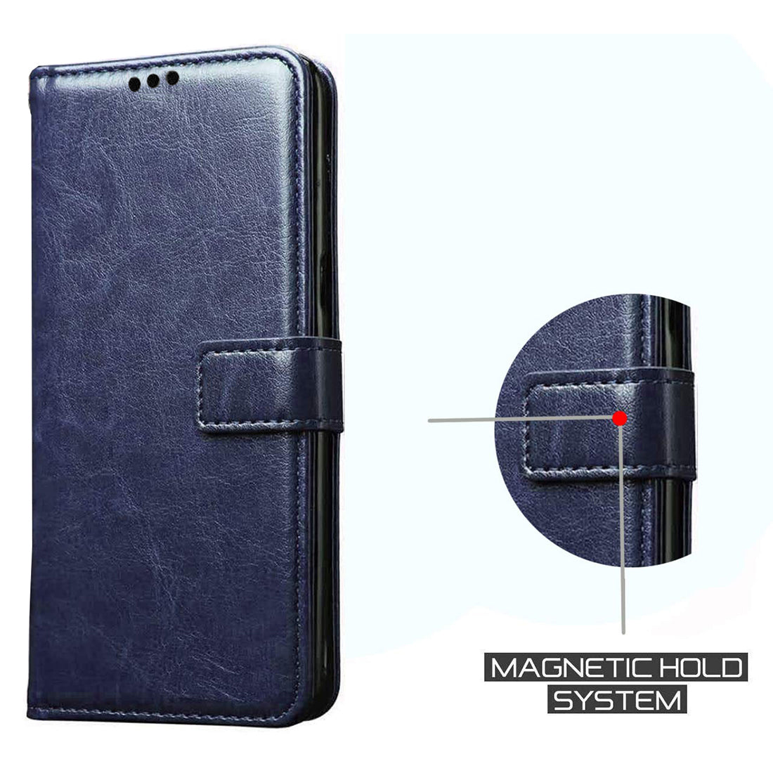 Premium Wallet Flip Cover for Vivo Y12s / Y20 / Y20i