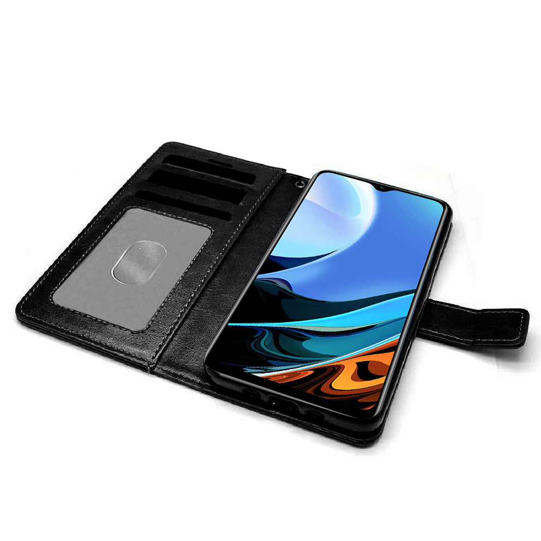 Premium Wallet Flip Cover for Mi Redmi 9 Power / Poco M3