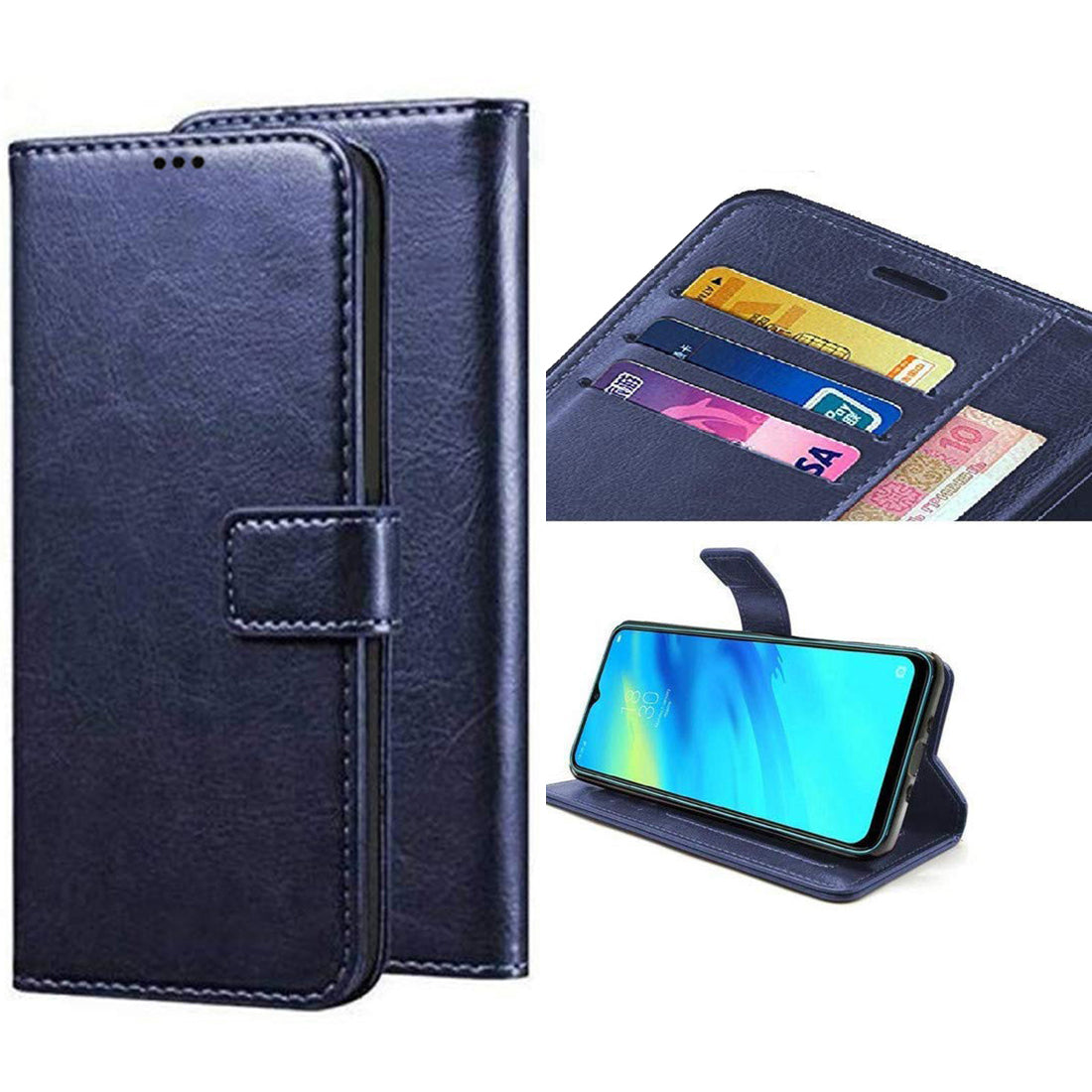 Premium Wallet Flip Cover for Oppo Reno 5 Pro