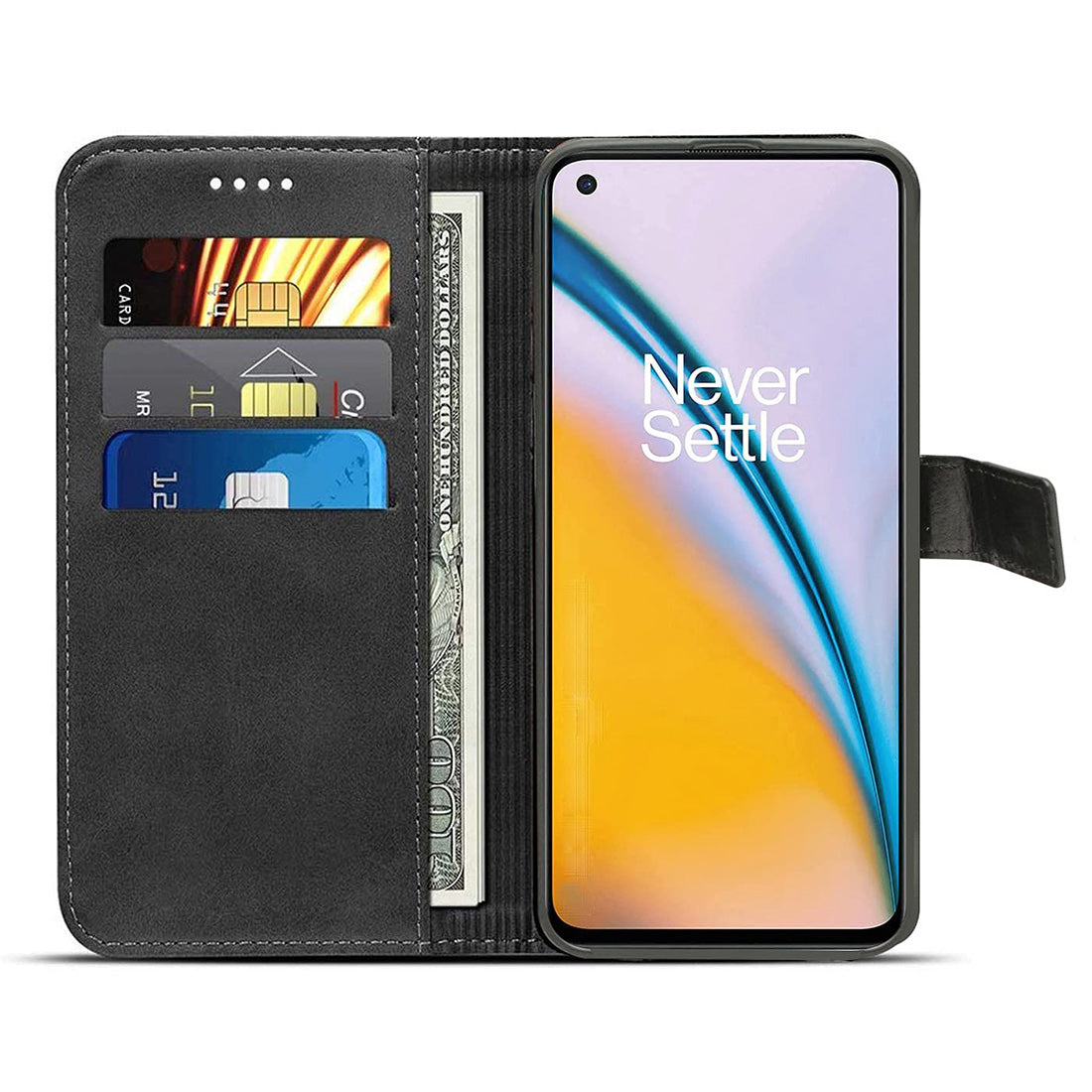 Premium Wallet Flip Cover for OnePlus Nord2 5G