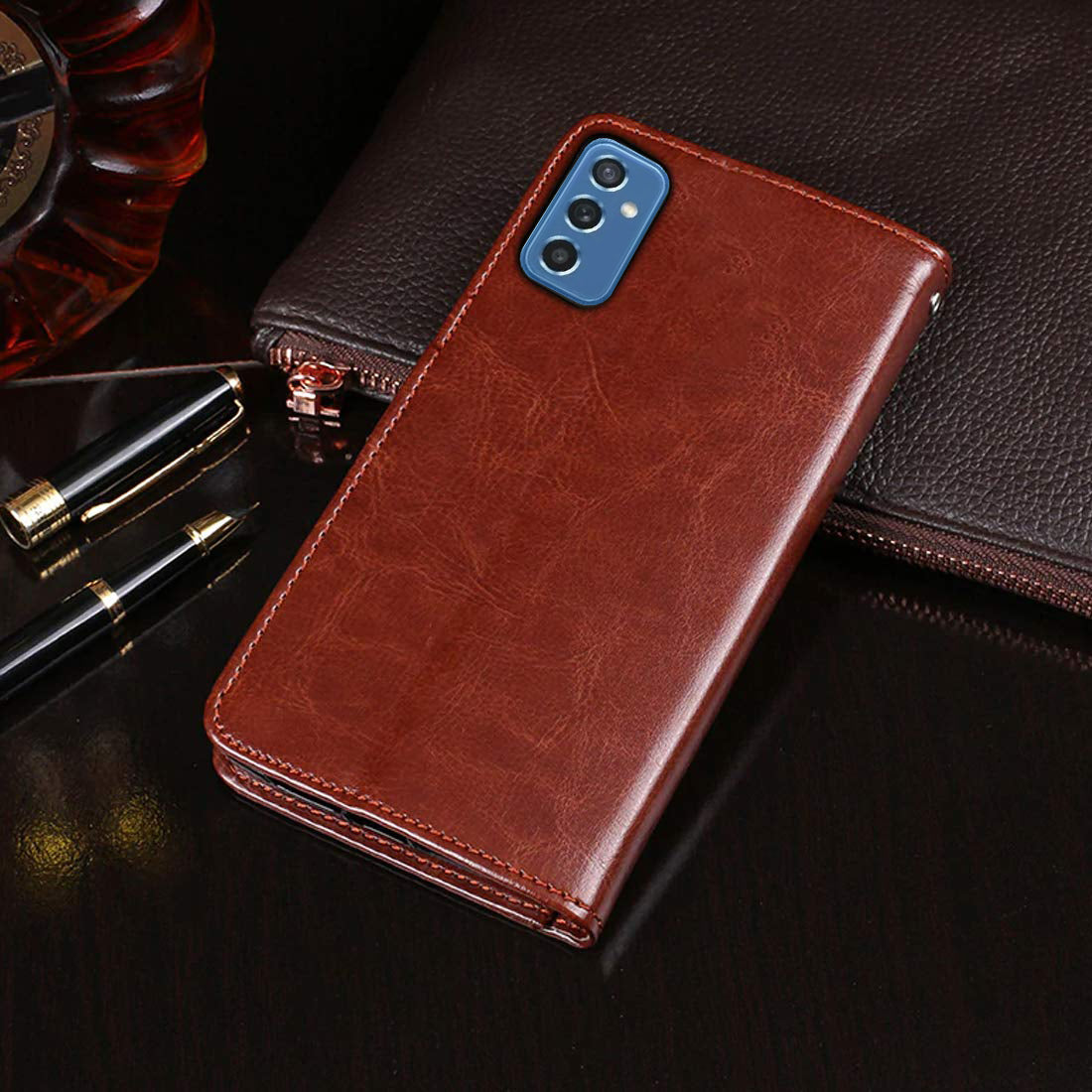 Premium Wallet Flip Cover for Samsung Galaxy M52 5G