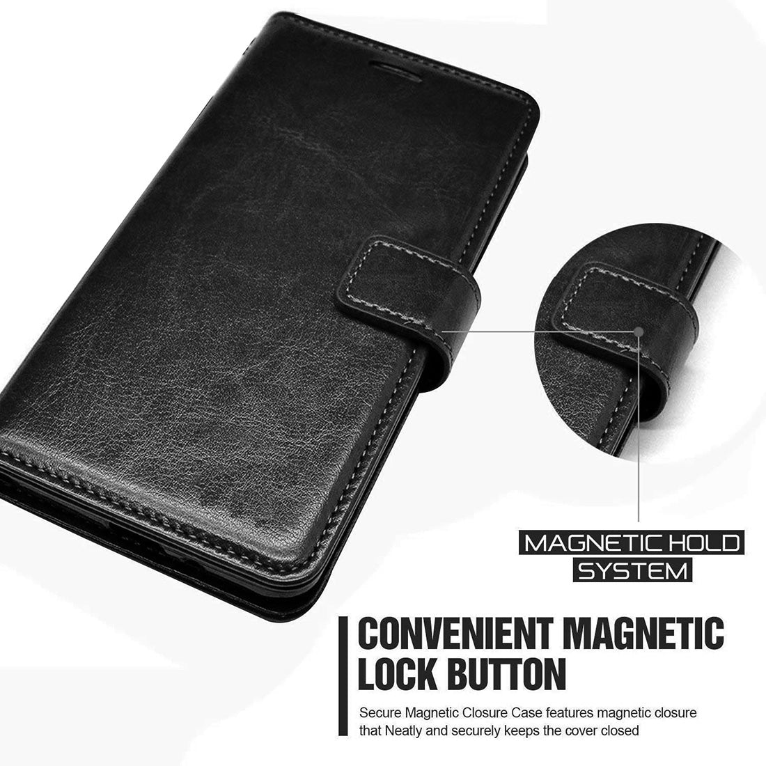 Premium Wallet Flip Cover for Samsung Galaxy A20