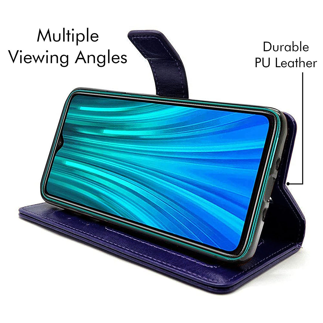 Premium Wallet Flip Cover for Vivo V21E 4G