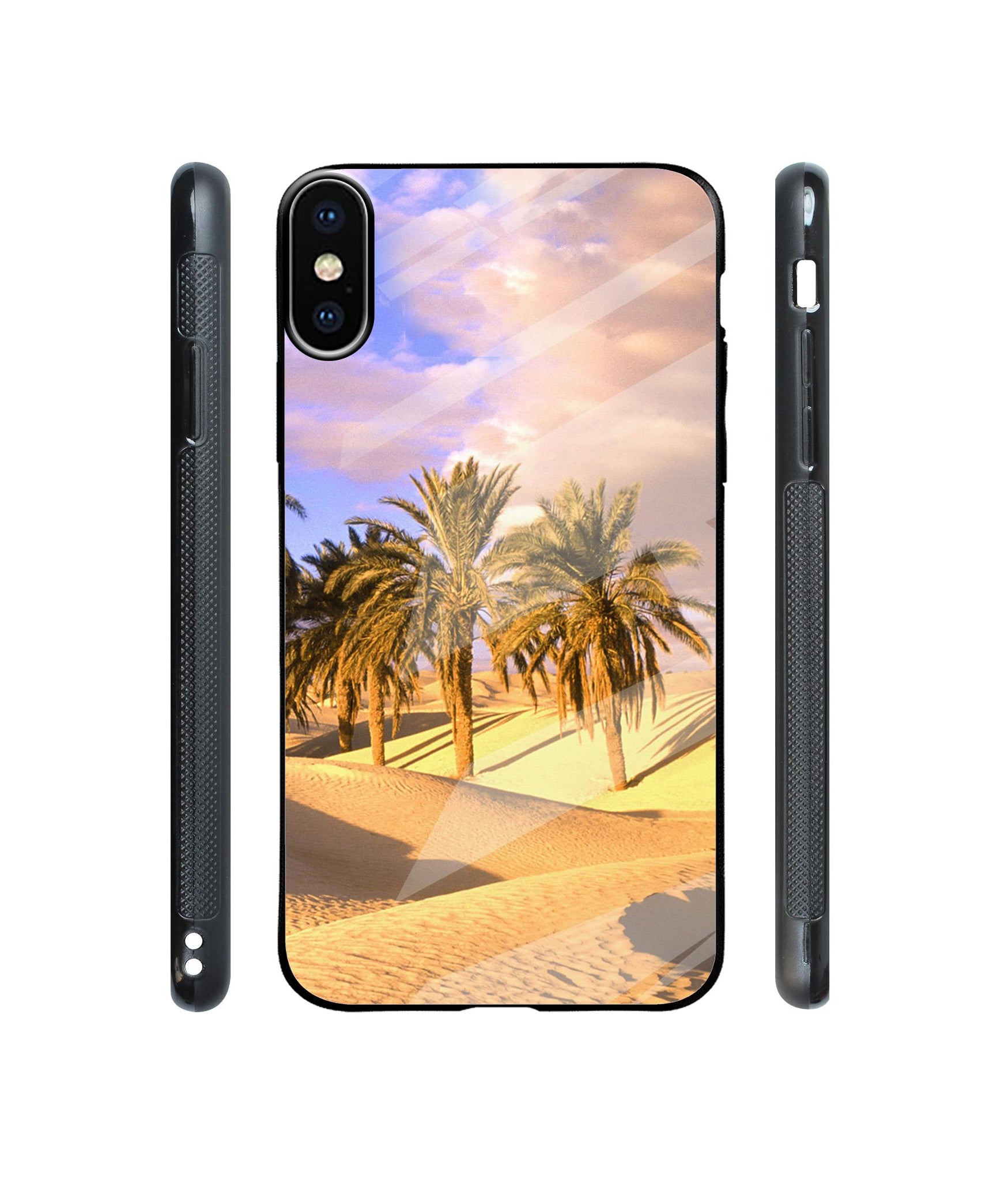 Cat Heart Tail Designer Printed Glass Cover for Apple iPhone X / Xs