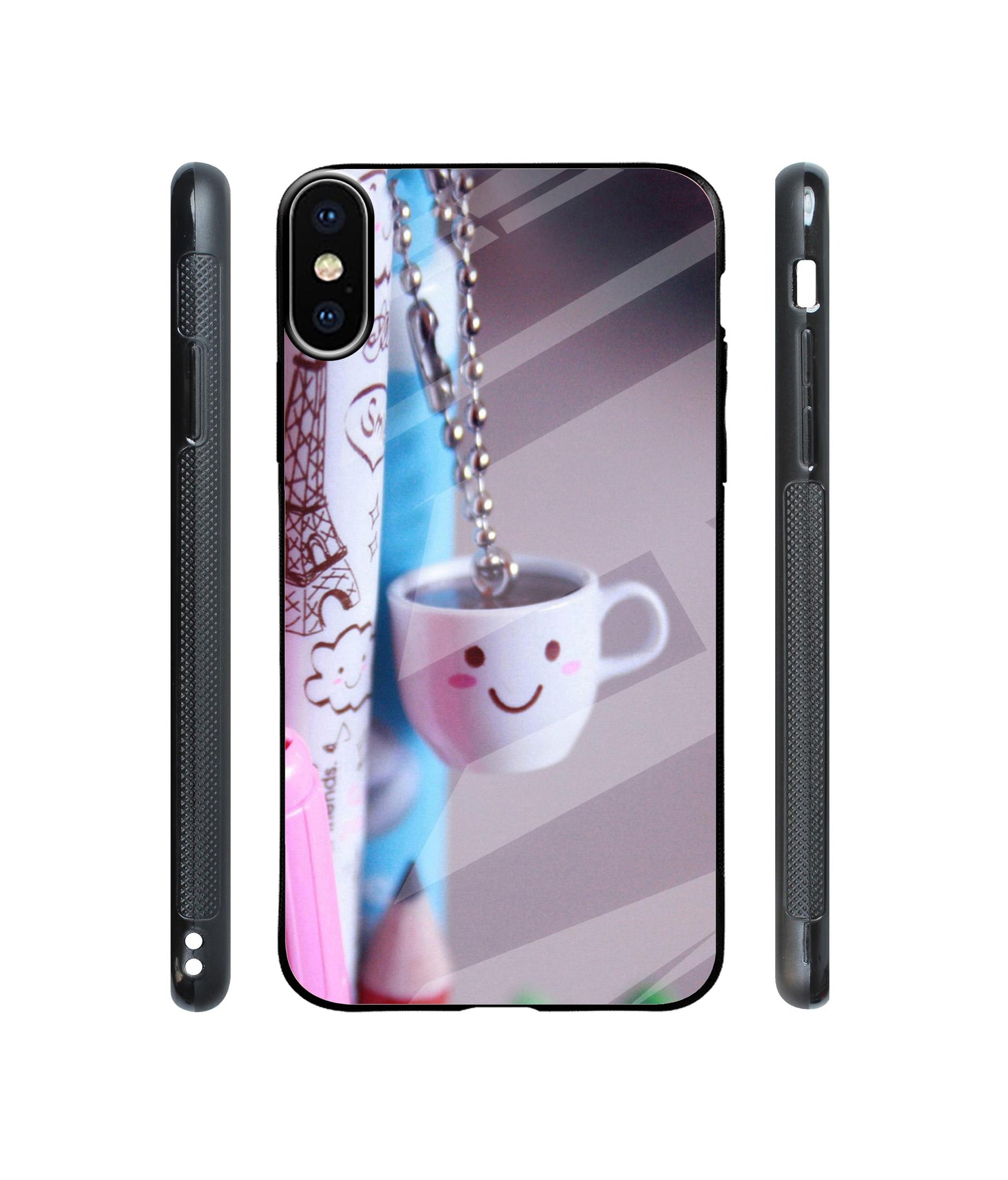 Photography Designer Printed Glass Cover for Apple iPhone X / Xs