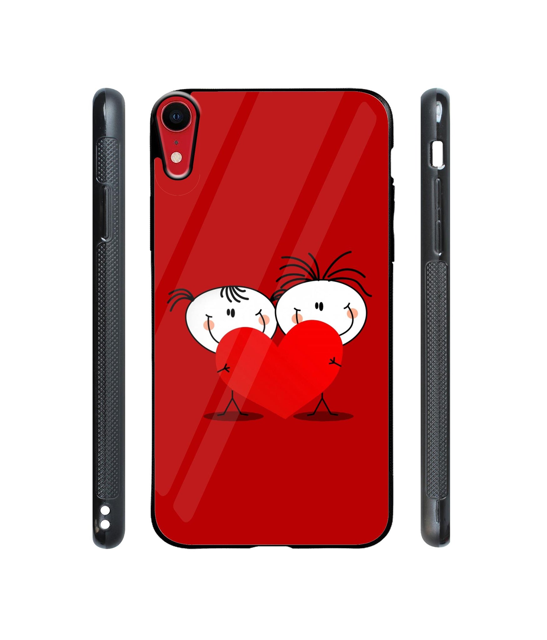 Valentines Day Designer Printed Glass Cover for Apple iPhone XR