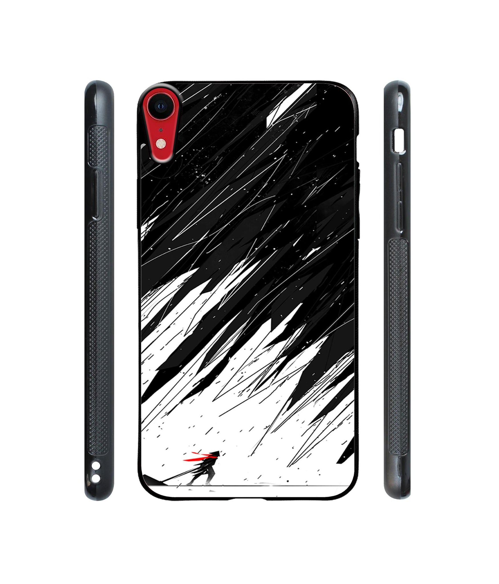 Geometric Strom Designer Printed Glass Cover for Apple iPhone XR