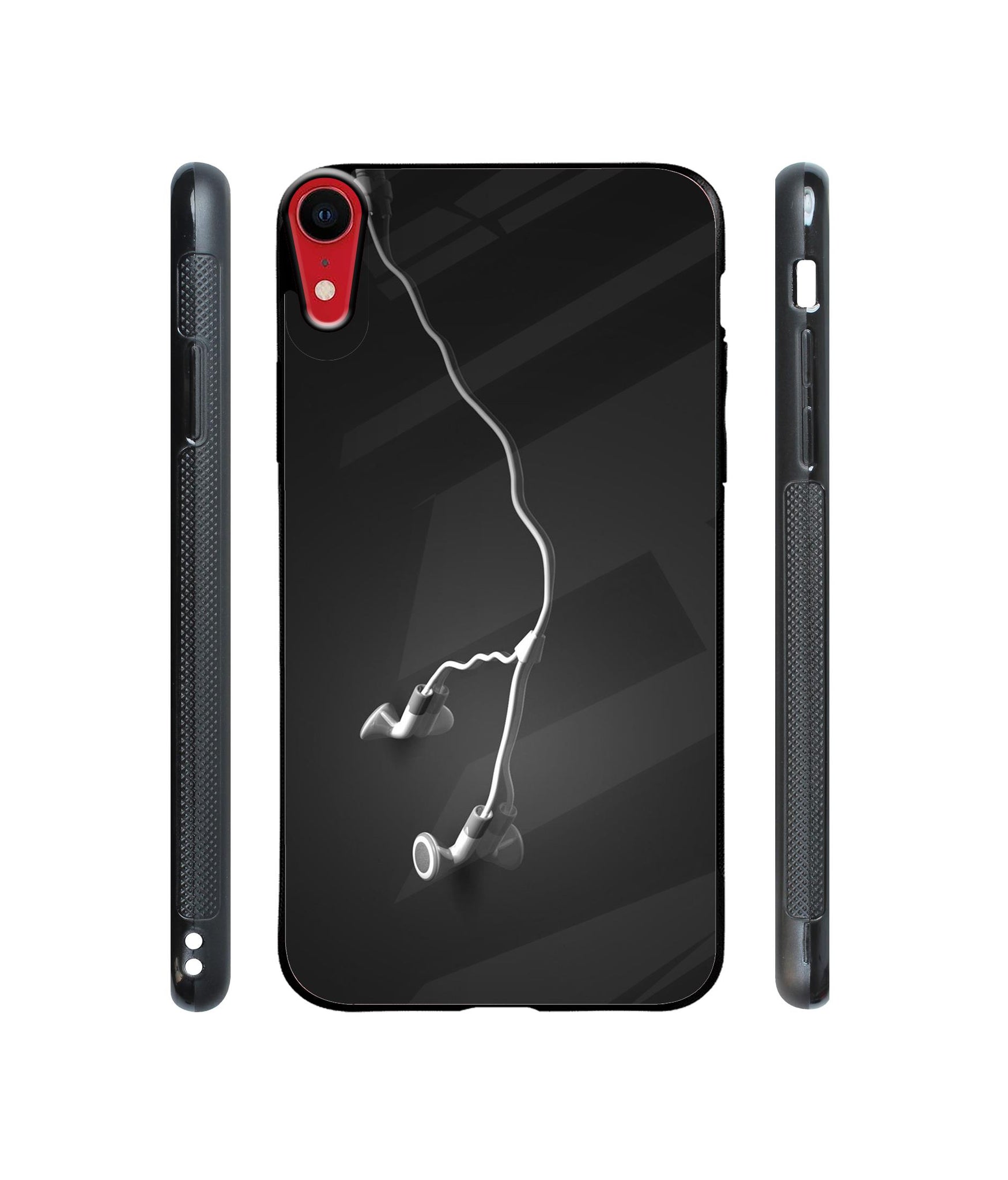 Music Designer Printed Glass Cover for Apple iPhone XR