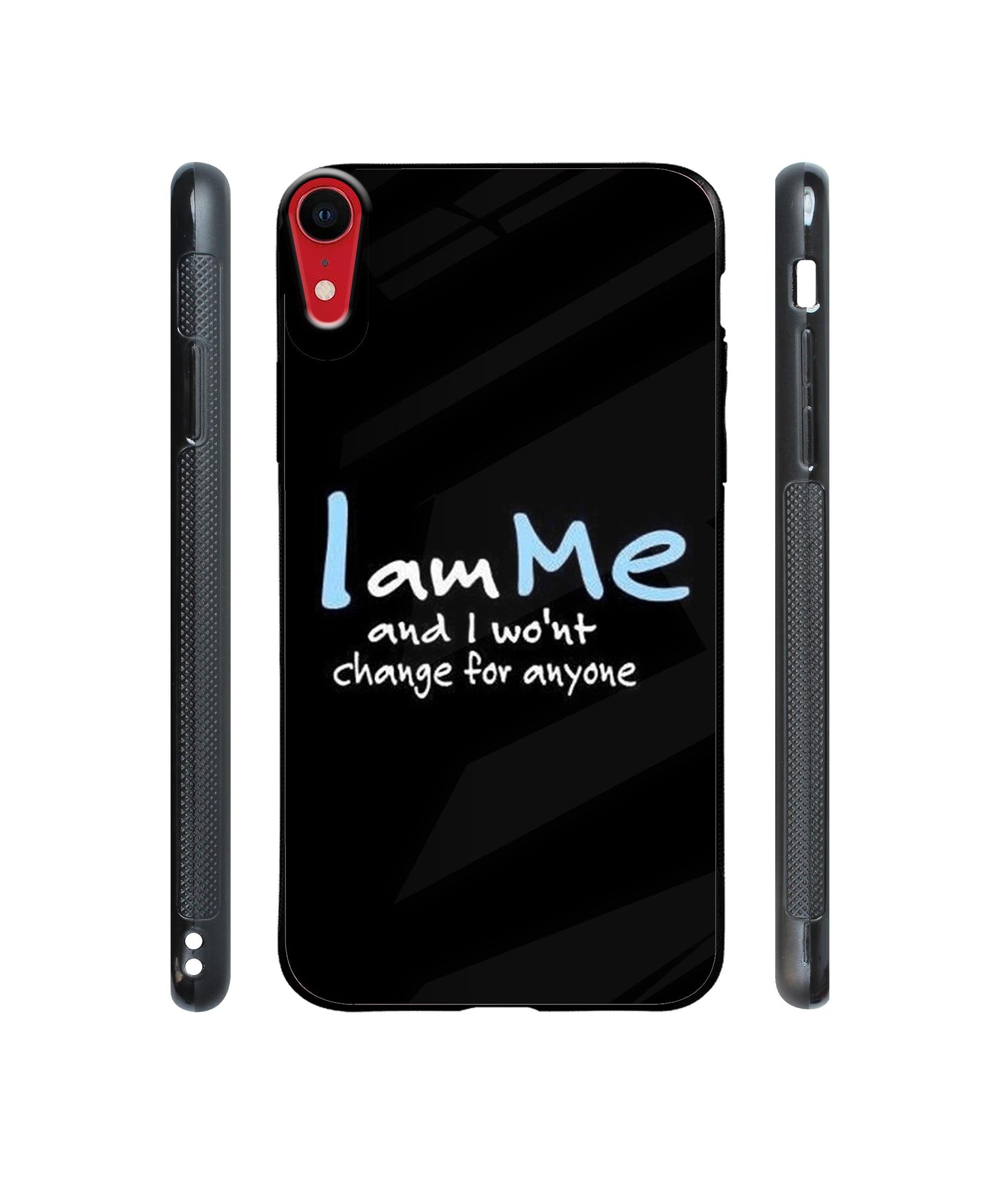 Quotes Designer Printed Glass Cover for Apple iPhone XR