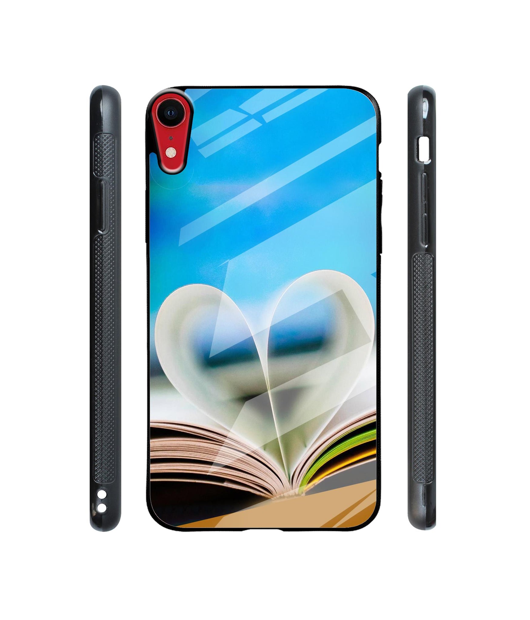 Love Book Designer Printed Glass Cover for Apple iPhone XR