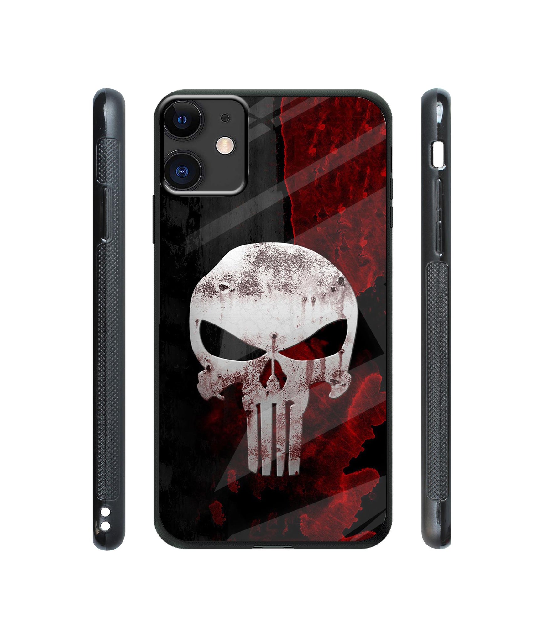 Punisher Skull Designer Printed Glass Cover for Apple iPhone 11