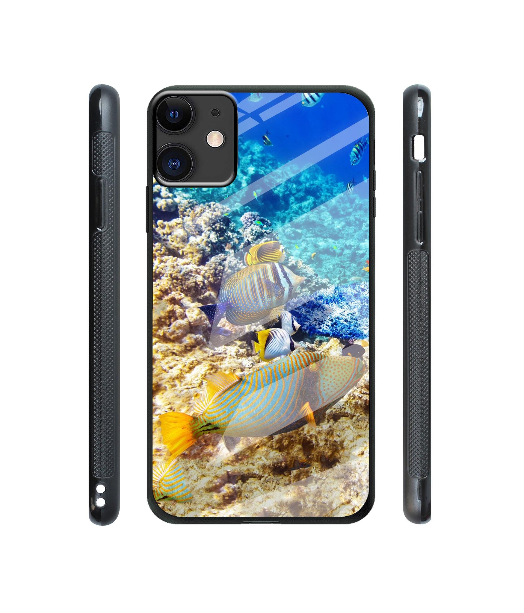 Underwater World Designer Printed Glass Cover for Apple iPhone 11