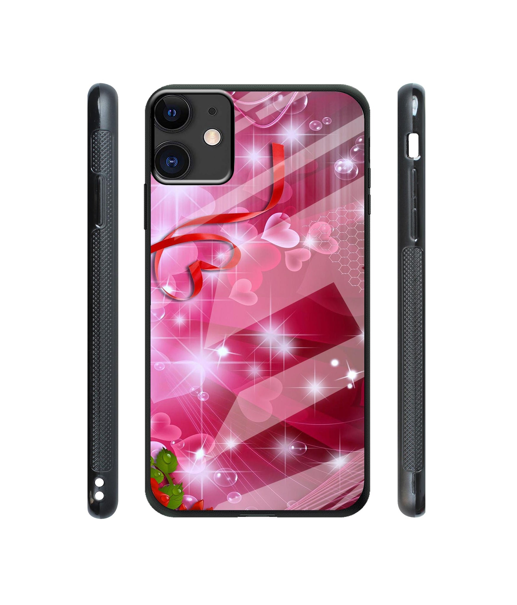 Love Designer Printed Glass Cover for Apple iPhone 11