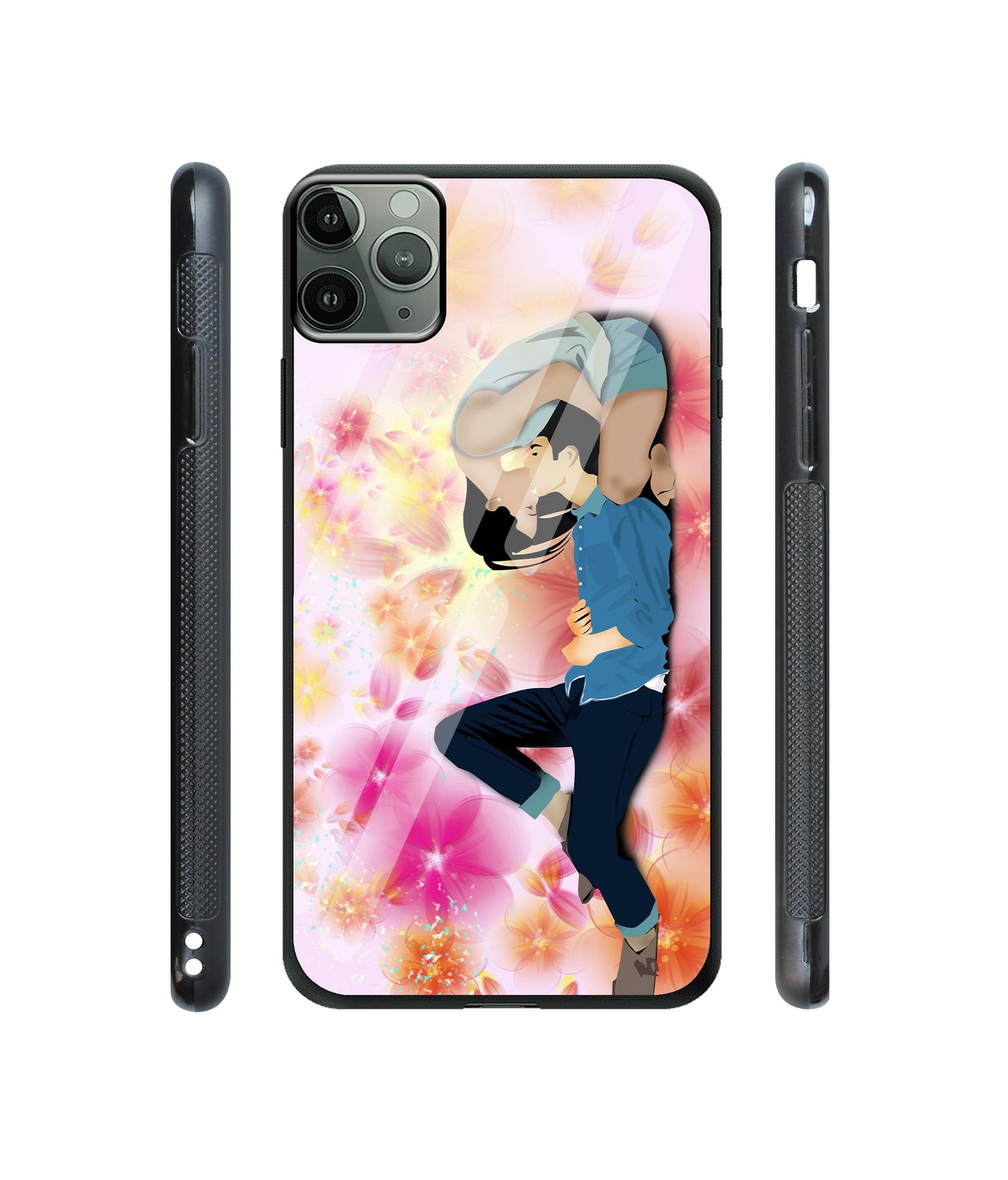 Couple Love Designer Printed Glass Cover for Apple iPhone 11 Pro