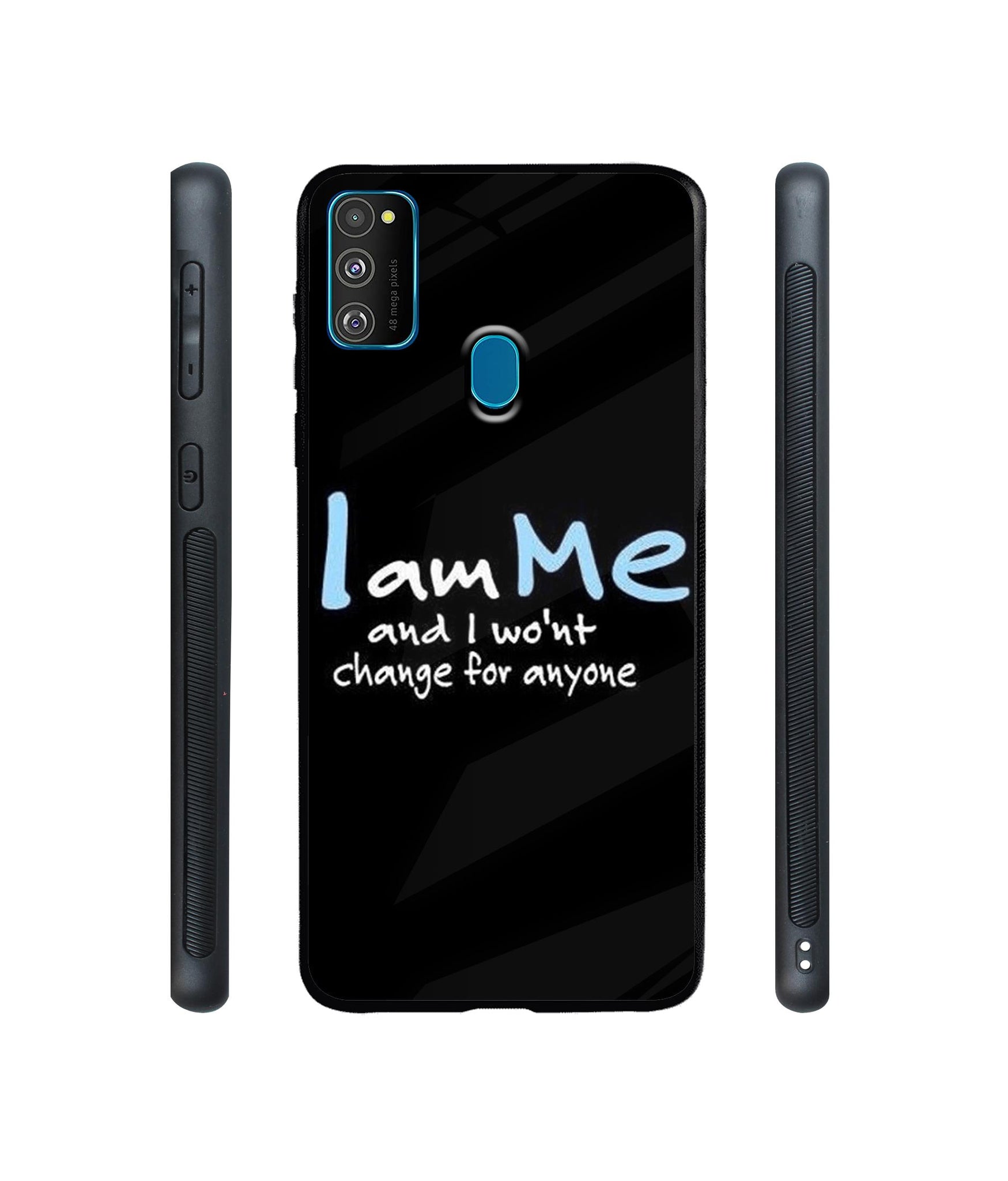 Quotes Designer Printed Glass Cover for Samsung Galaxy M21 / M30s