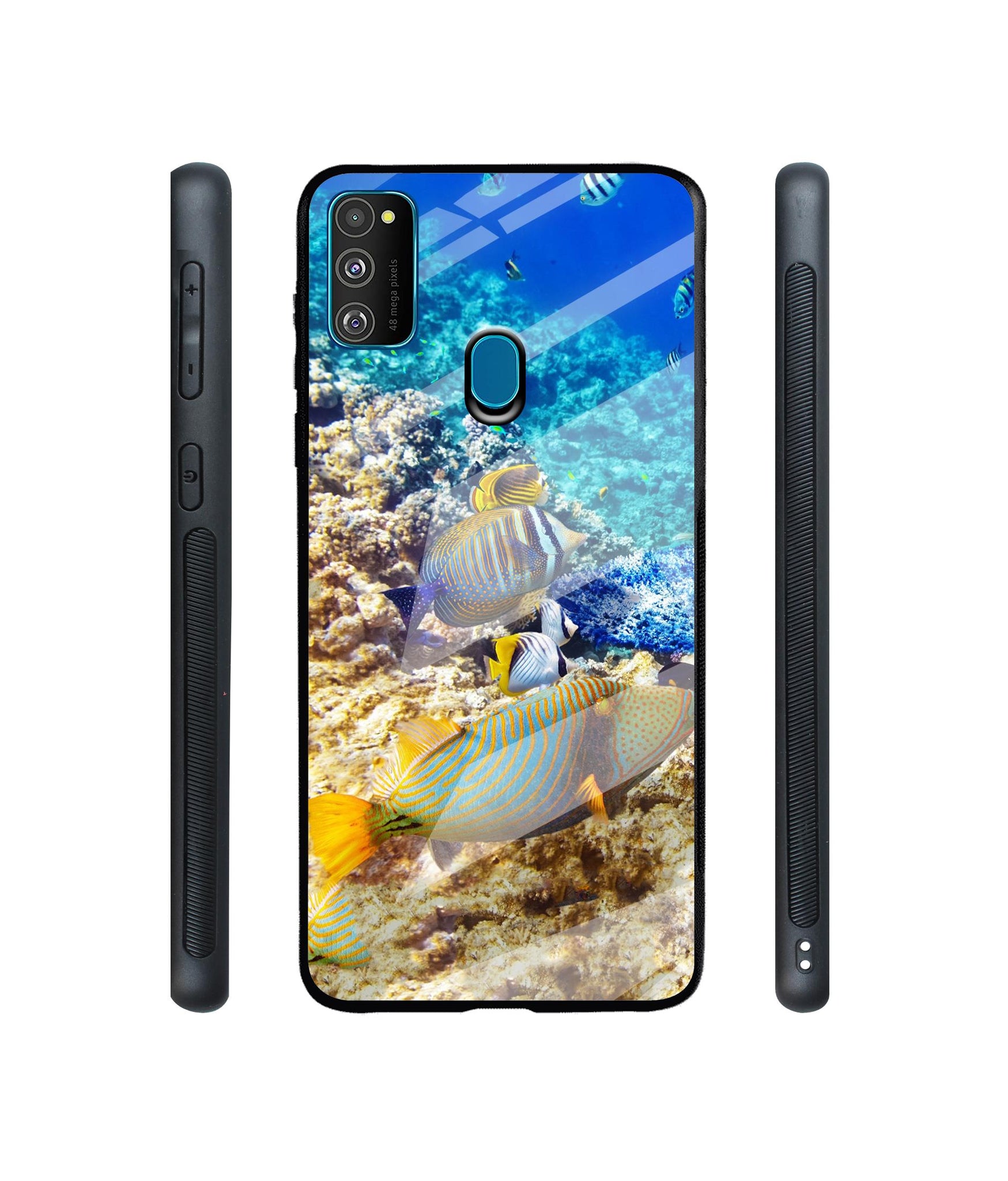Underwater World Designer Printed Glass Cover for Samsung Galaxy M21 / M30s