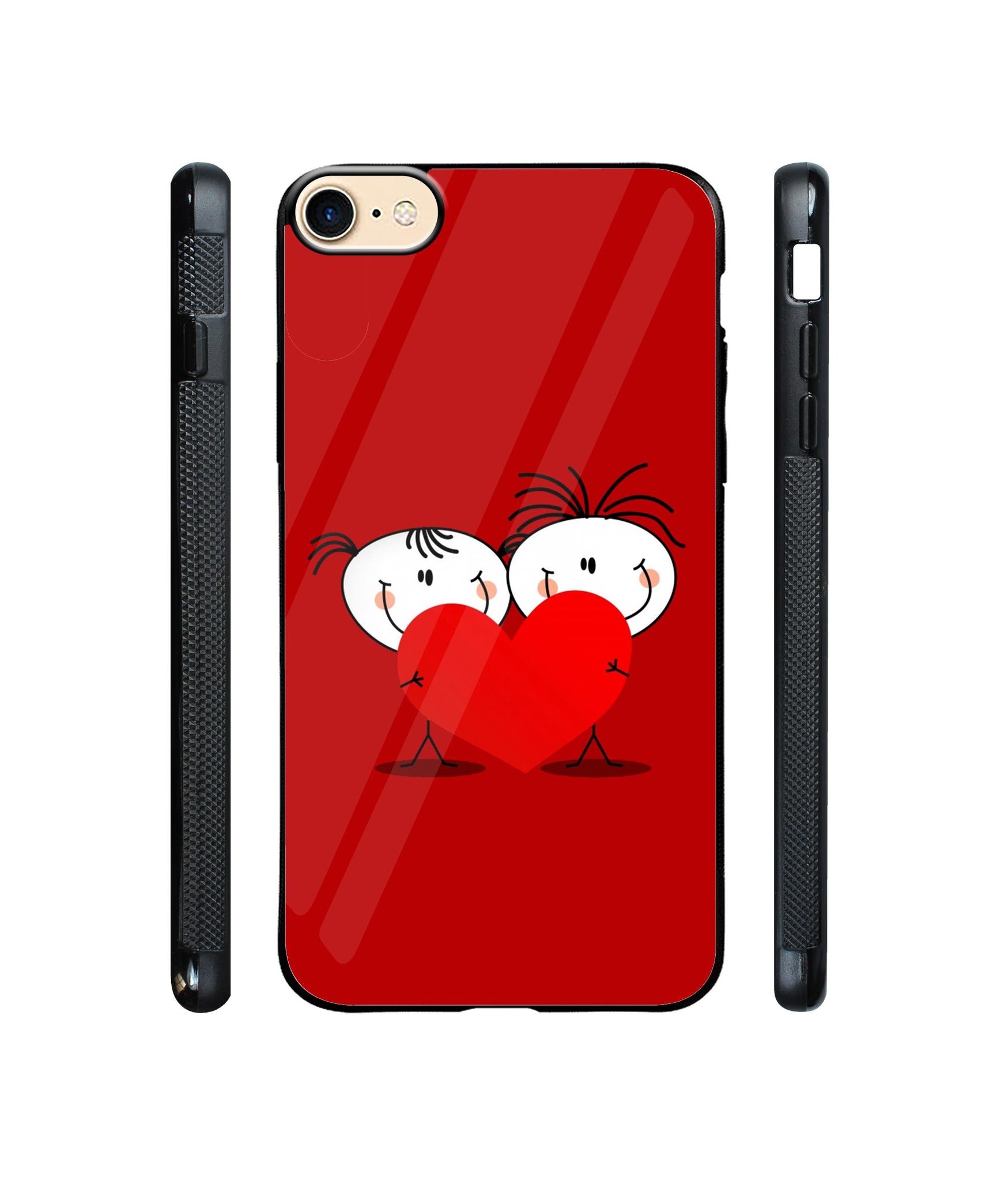 Valentines Day Designer Printed Glass Cover for Apple iPhone 7 / iPhone 8