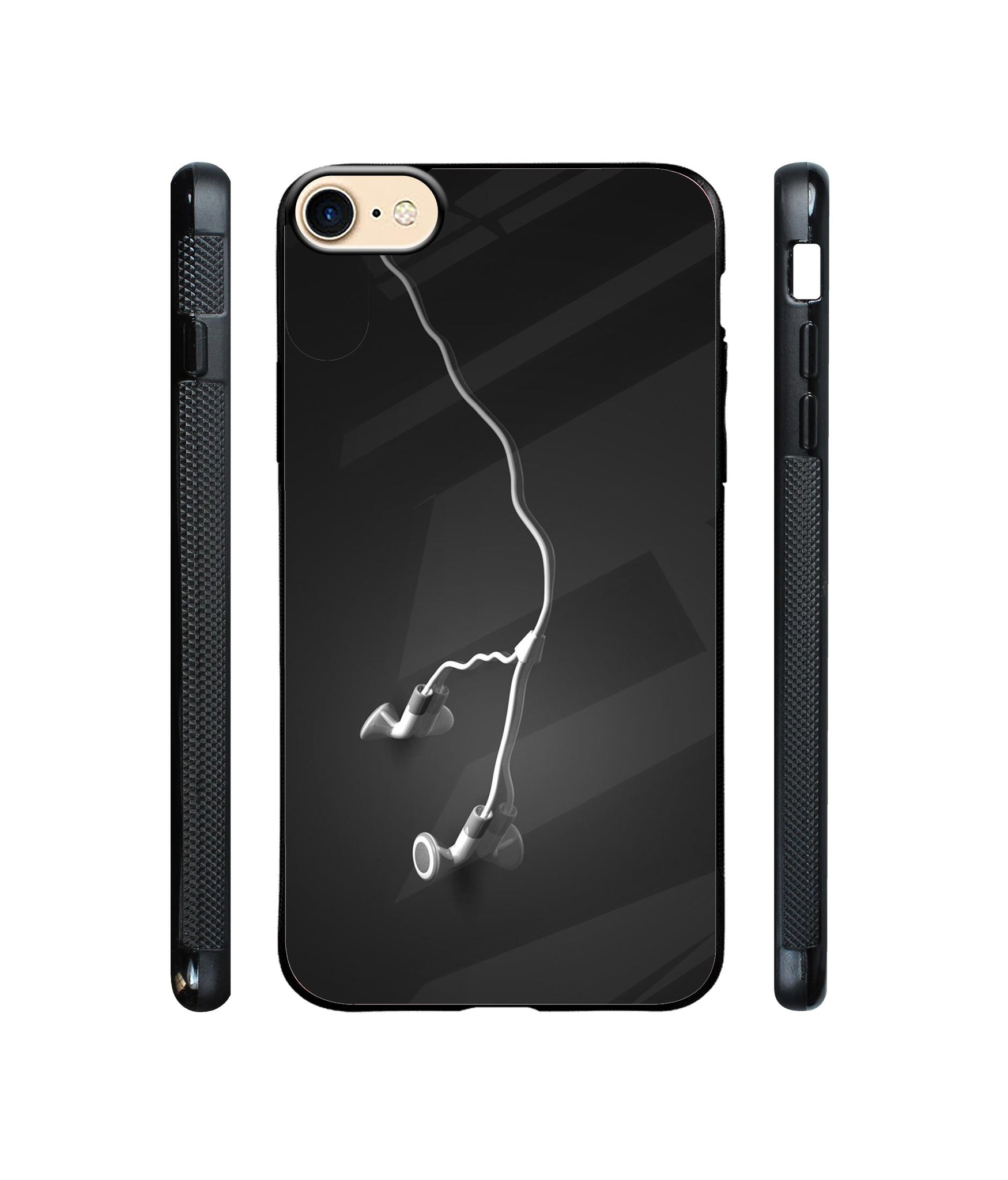 Music Designer Printed Glass Cover for Apple iPhone 7 / iPhone 8